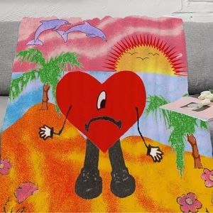 Bad Bunny blanket!  New in package